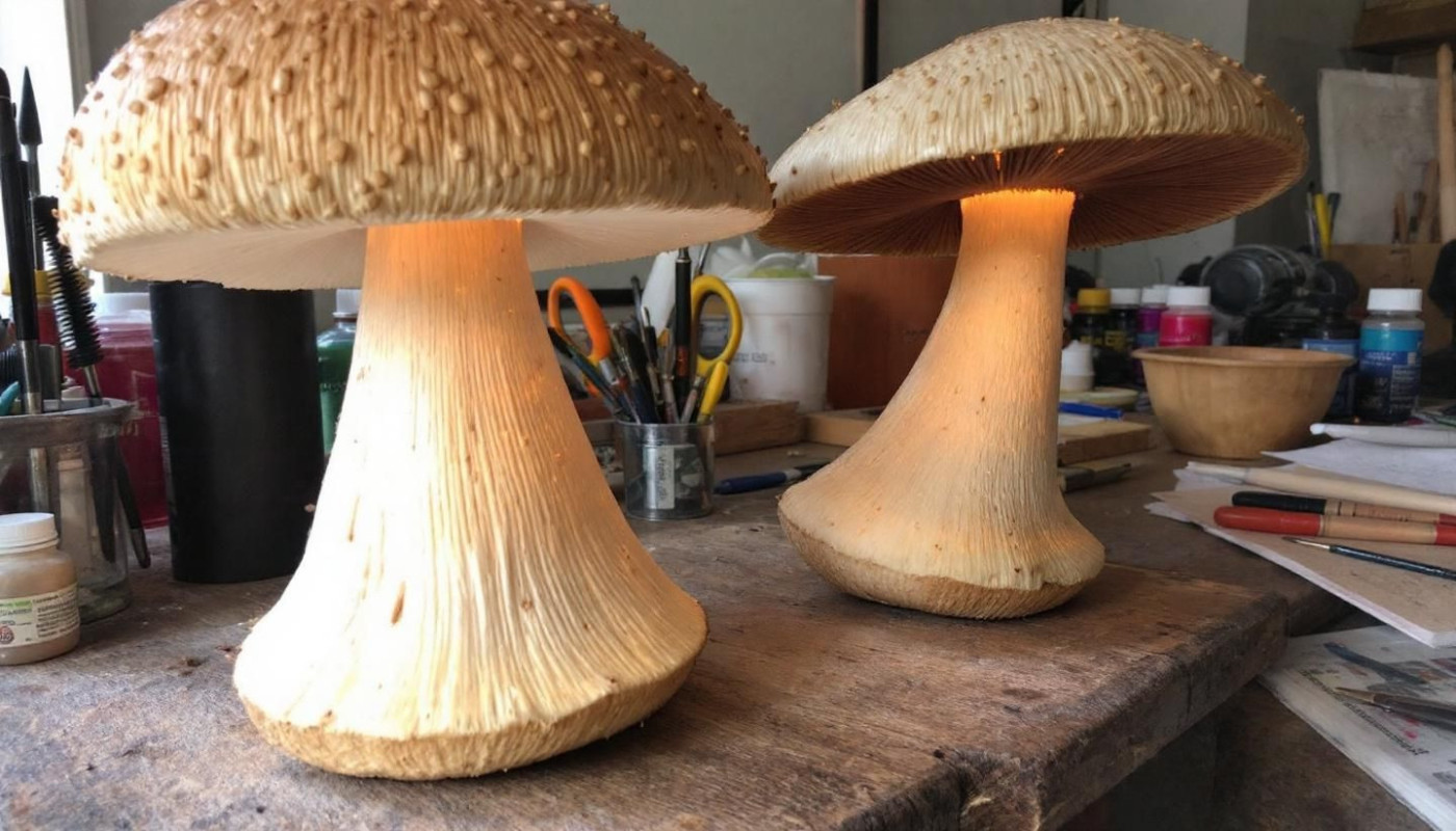 Les secrets de fabrication des lampes champignon